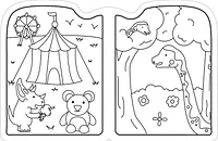 Livre de coloriage dinosaures