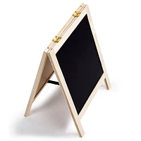 Time 4 Crafts DIY inachevé Ensemble de tableau noir en bois A-Frame
