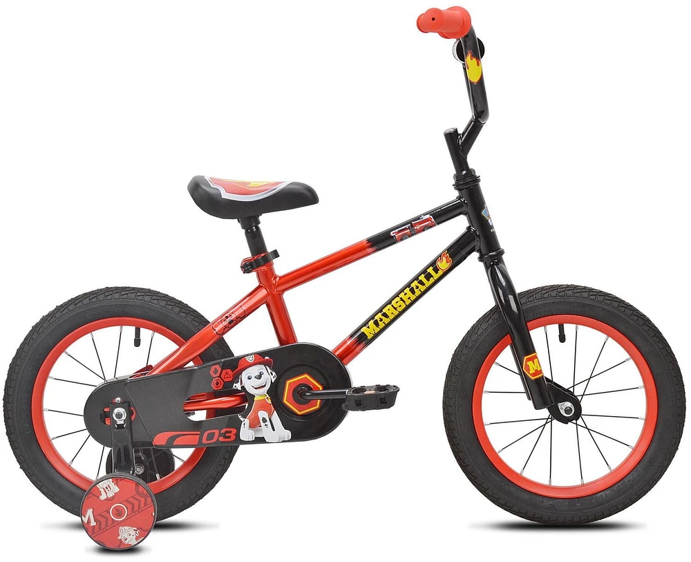 Nickelodeon Paw Patrol Marshall 14" Boys' Bike- Red, Ages 4-6 years