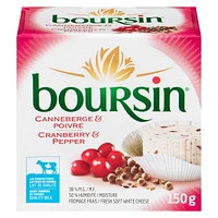 Boursin Cranberry & Pepper Cheese, 150g