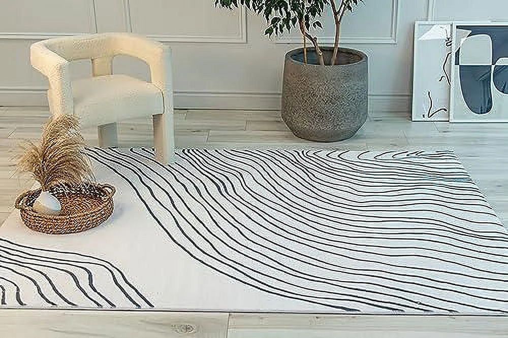 Rug Branch Minimalist Abstract Indoor Area Rug