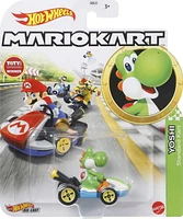 Mini-véhicule Yoshi Hot Wheels à l’échelle 1:64 inspirés de Mario Kart