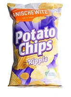 Manischewitz Potato Chips Ripple Salted KFP 142g, Potato Chips Ripple Salted KFP