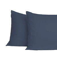 Taie d'oreiller Johnson Home 500 fils au pouce carré 100 % coton biologique