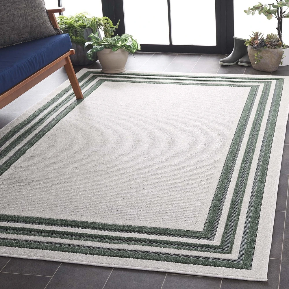 SAFAVIEH Cabana Rado Tapis Intérieur/Extérieur Bord