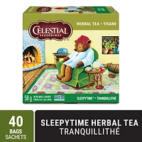 Celestial Seasonings Wellness Tea, Sleepytime, 40 Count Box, Herbal Tea