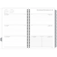Petit Agenda Hebdomadaire/Mensuel 2024 Mead, Cœurs Pastel