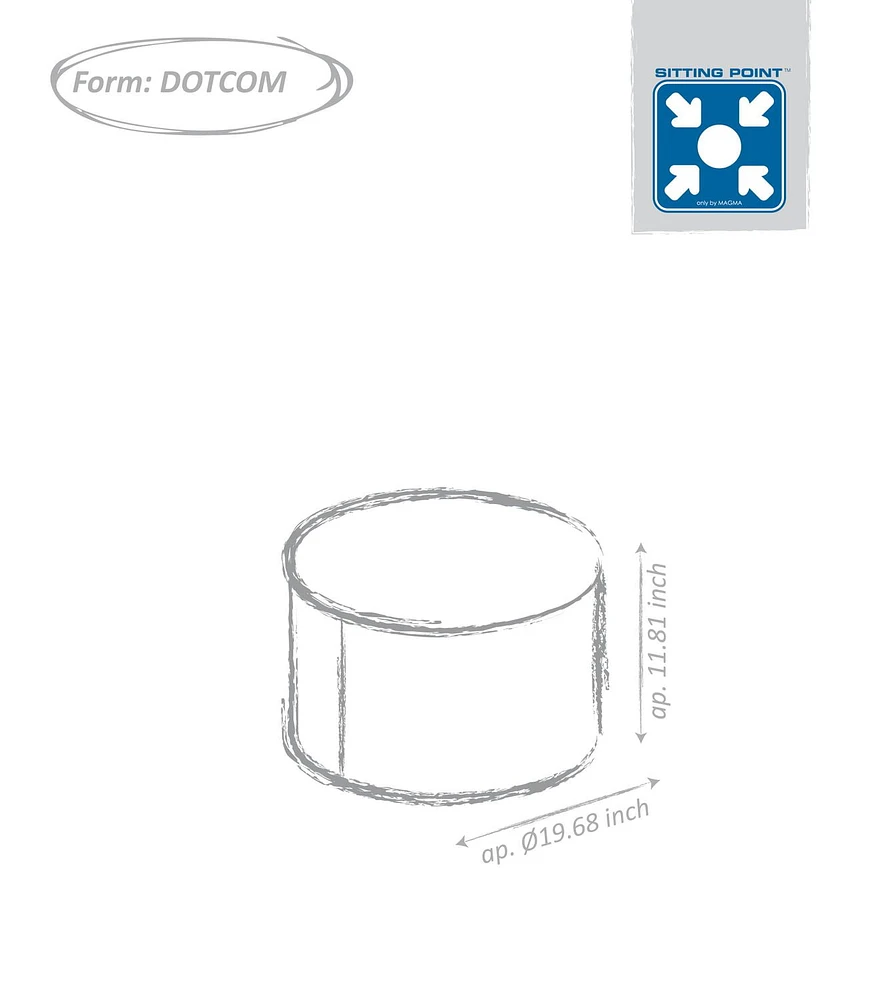 Pouf Dotcom Brava de Gouchee Home