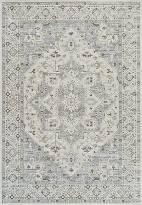 Tapis d'interieur persan Rug Branch Nomad, gris beige, oriental - Salon, chambre, salle à manger et cuisine