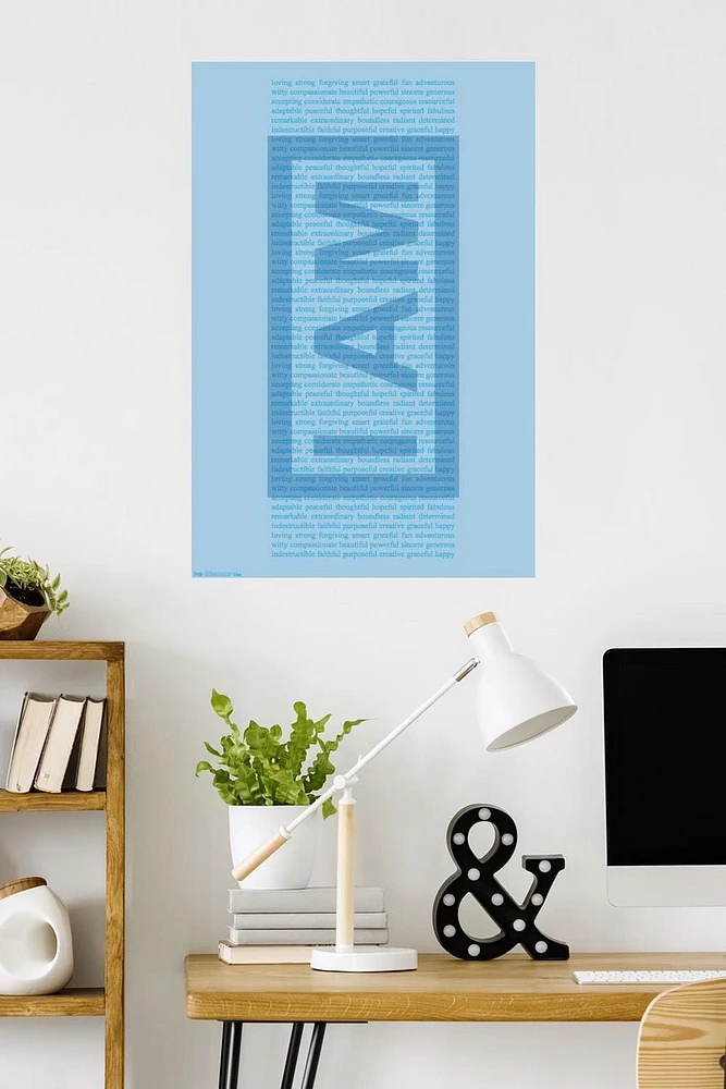 I Am - Text Wall Poster, 22.375" x 34"