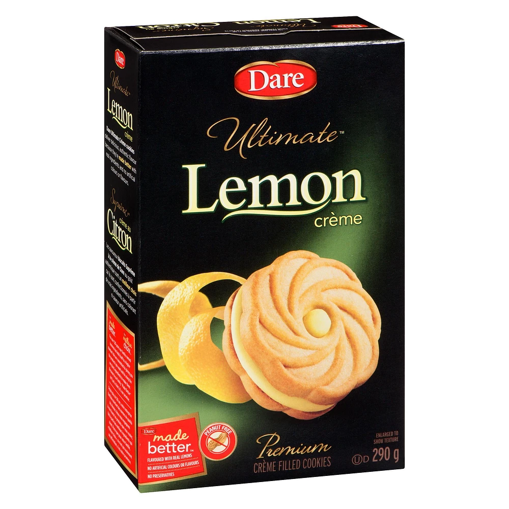 Dare Ultimate Lemon Crème Cookies, 290 g