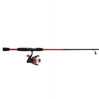 Shakespeare Reverb 5'6" 2pc Spinning Rod & Reel Combo - Red