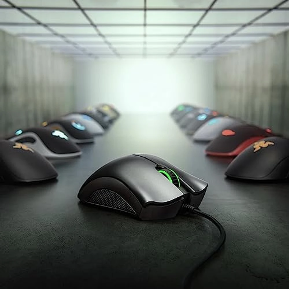 Razer DeathAdder Essential - Mouse - ergonomic - right-handed - optical - 5 buttons - wired - USB - black
