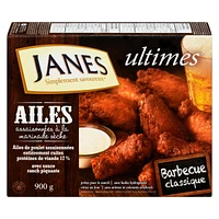 Janes ultimates Dry Rub Seasoned Chicken Wings Classic BBQ