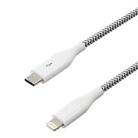 blackweb ™ 1.8 meter Lightning to USB-C Connector Charge & Sync Cable (White)