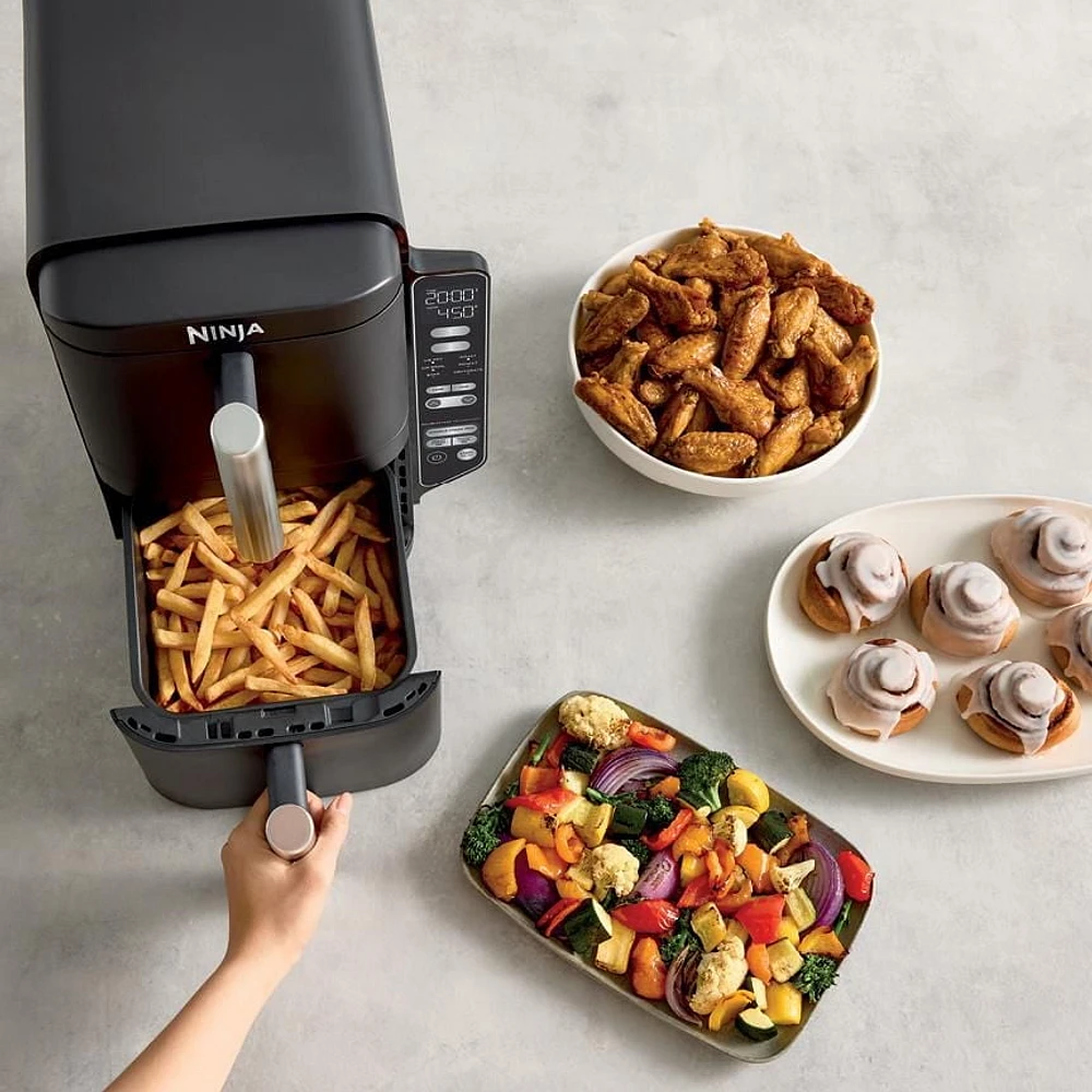 Ninja DoubleStack 2-Basket Air Fryer, Meet the Ninja® DoubleStack™ 2-Basket Air Fryer
