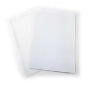 VELCRO® BRAND Doux et Mince Fermeture adhésives 6" x 4" Blanc