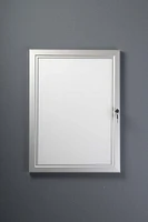 SECO Lockable Indoor/Outdoor Poster Frame Case, Silver, 30 x 40"