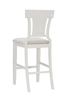 Tabouret de bar Alton, blanc