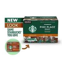 STARBUCKS® Pike Place® Roast Medium Roast Ground Coffee K-Cup® Pods 10 ct Box, 10 EA