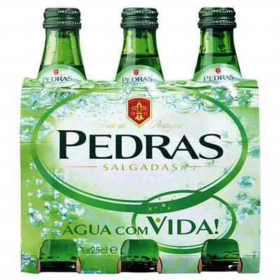 Pedras Salgadas Eau vendre la quantité 6x250ml<br>bouteille en verre