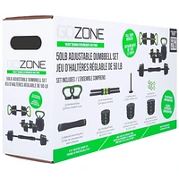 Ensemble de poids multi-usage 50 lb GoZone – Vert/noir En matériaux durables
