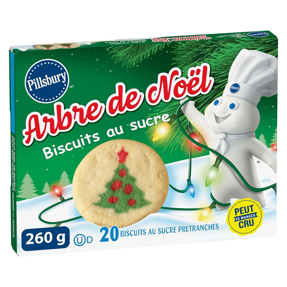 Pillsbury™ Ready to Bake!™ Sugar Cookies Christmas Tree, 20 Pre-cut Sugar Cookies, 260 g