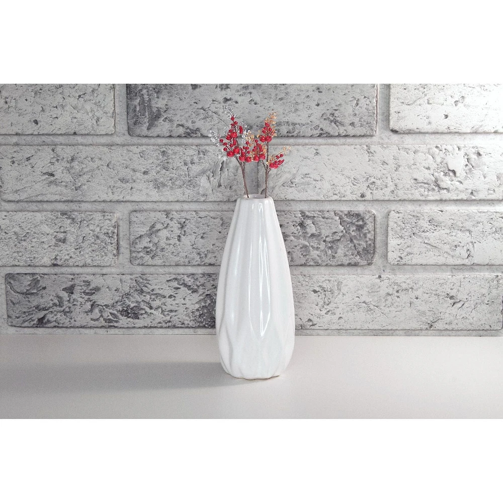 Christmas Berry Et Feuilles Pick - Ensemble De 6