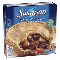 Swanson Beef Pie: flaky crust filled with beef, potatoes, carrots, and peas, 200 g