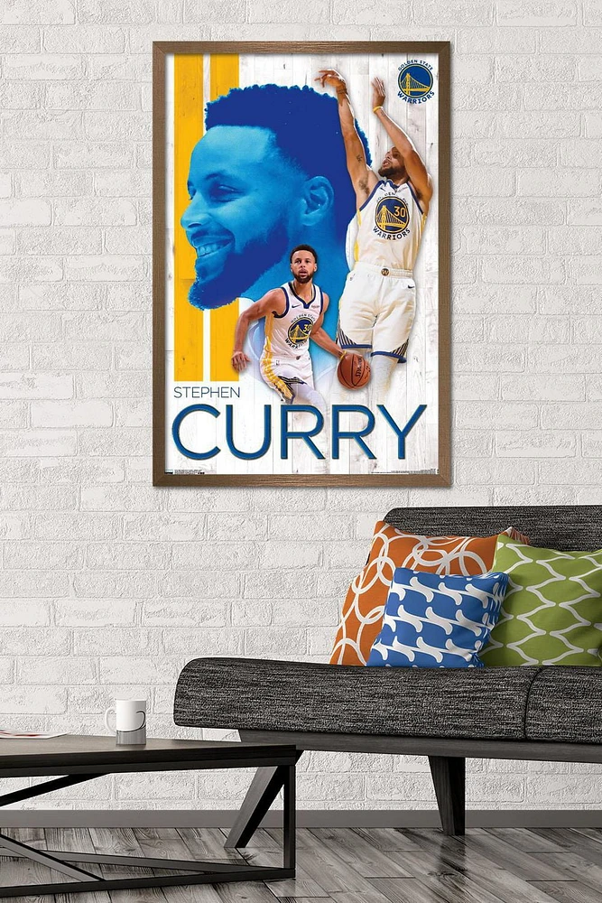 NBA Golden State Warriors - Stephen Curry 19 Wall Poster