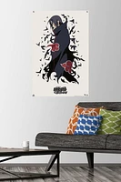 Naruto Shippuden – Itachi 22.375" x 34" Wall Poster with Beechwood Magnetic Frame, by Trends International
