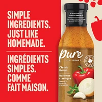 Pure J.L. KRAFT Classic Italian Dressing & Marinade, 355 mL Bottle