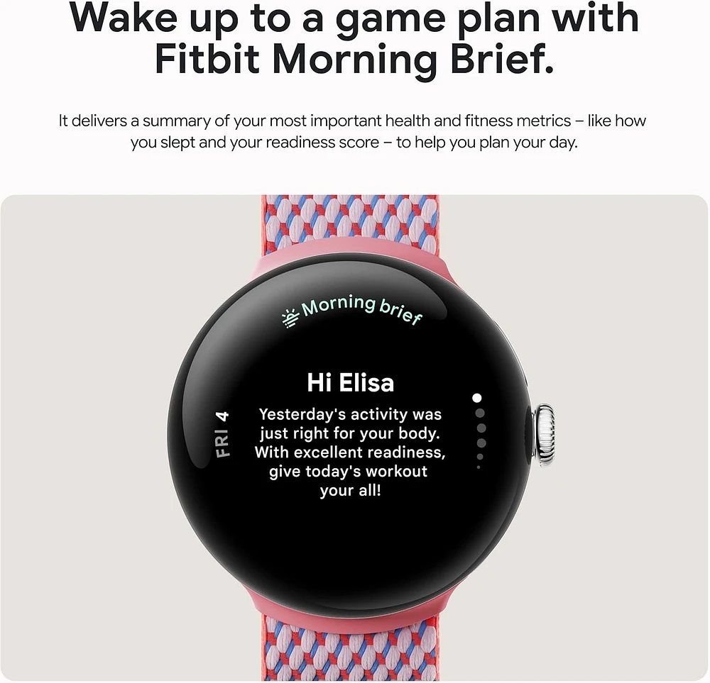 Google Pixel Watch 3 (41 mm) – Montre intelligente Android