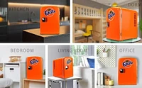 Coca-Cola Mini réfrigérateur thermoélectrique portable, capacité de 6 canettes, 4 L/4,2 qt, 12 V DC/110 V AC pour la maison, dortoir, voiture, bateau, soins de la peau, boissons, collations, médicamen