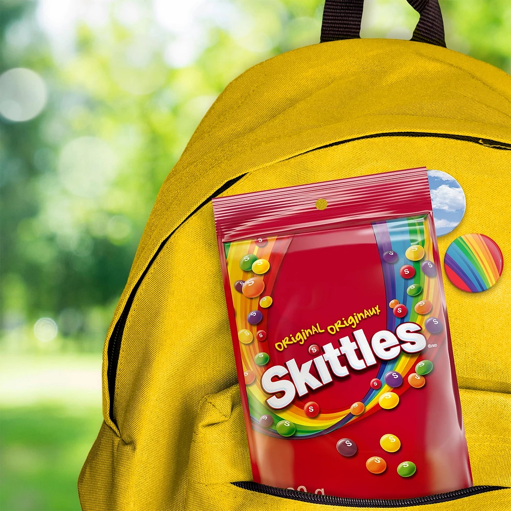 SKITTLES, Original Chewy Candy, Bowl Size Bag, 320 g, 1 Bag, 320 g