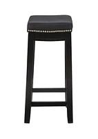 Tabouret de comptoir Warren noir