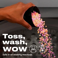 Perles rehausse-parfum pour lessive Downy Unstopables Fusions, parfum Coucher de soleil et agrumes, fraîcheur 2 en 1 toute la journée 303G
