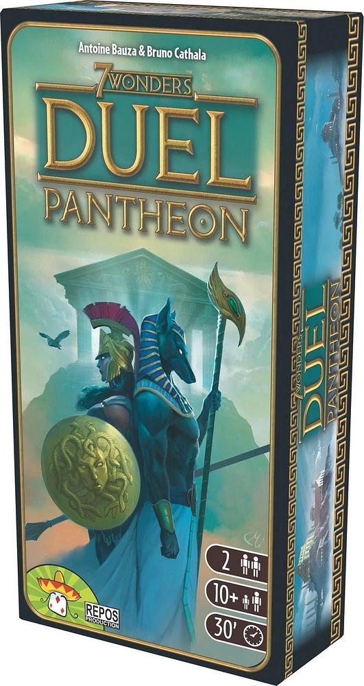 7 Wonder Duel - Pantheon Expansion (English Version) A board game by Repo Production from Antoine Bauza