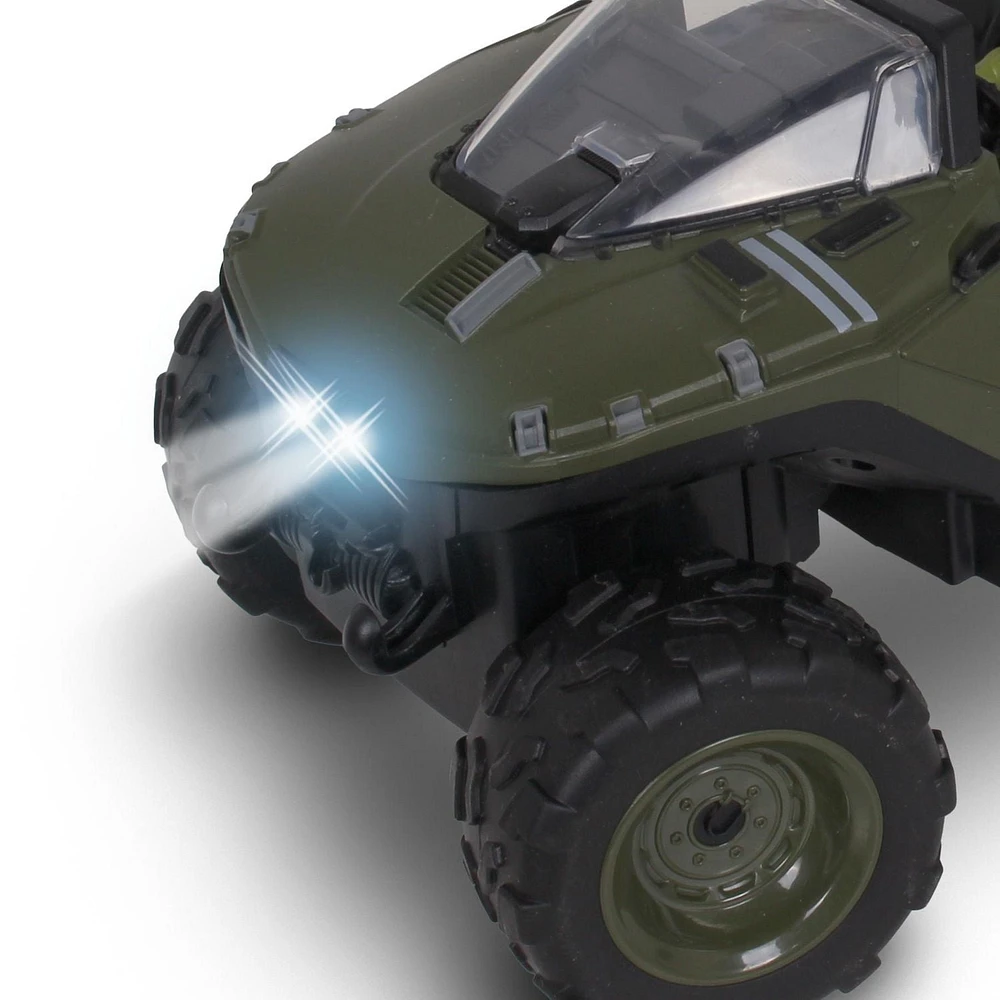 Jouet radiocommandé NKOK "Battle Hog" UNSC Warthog (MC et Spartan Mark VII)