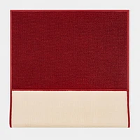 Tapis de couloir à motif de solide à sous-couche en caoutchouc de la collection Ottohome