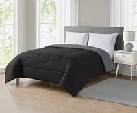 Mainstays Couette Noir Reversible Double/Grand MAINSTAYS PL EDREDON NOIR DBL/GRD