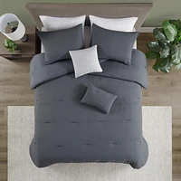 Home Trends 5 Piece Dorian Comforter Set, D/Q, K