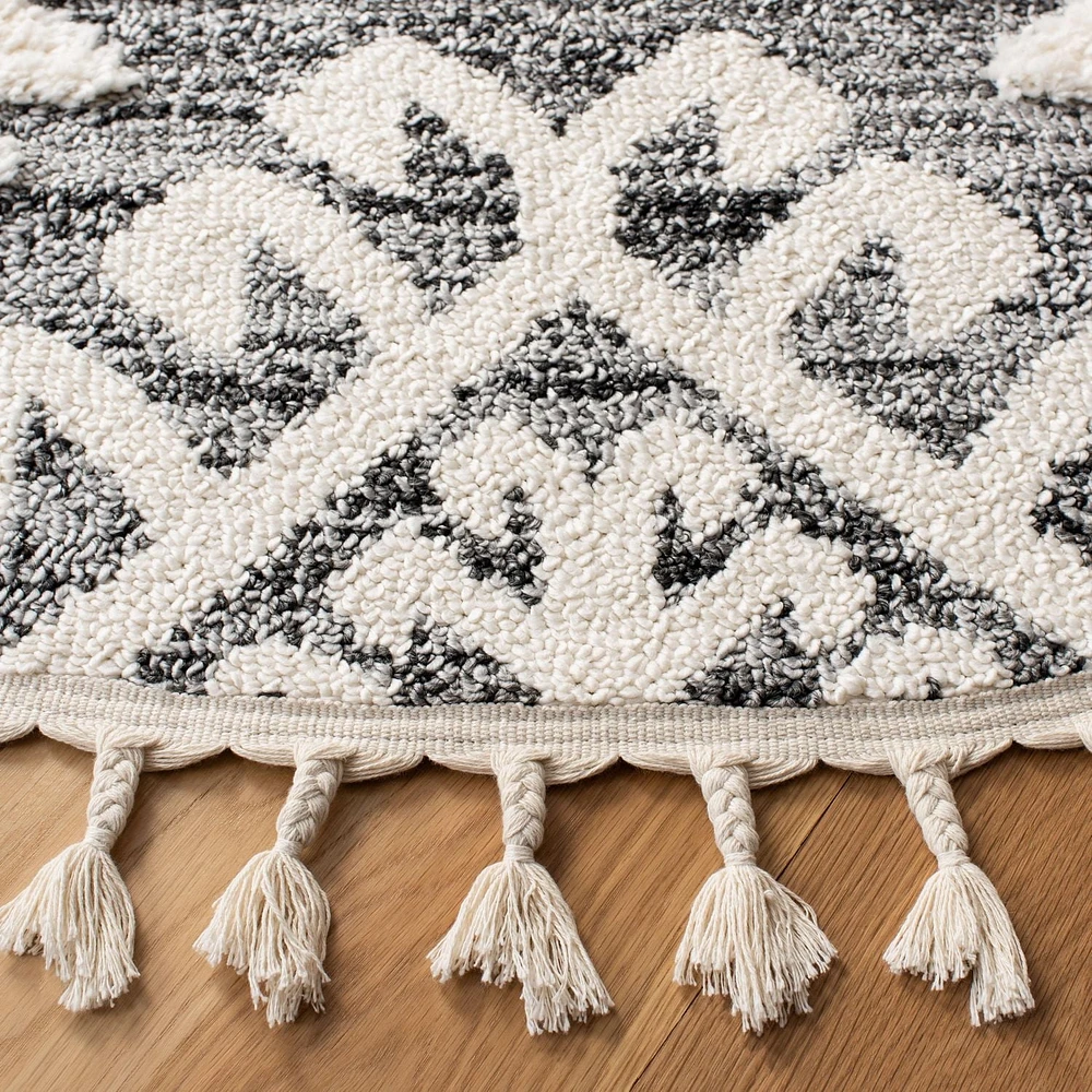 Safavieh Moroccan Tassel Desmond Tapis Géométrique Shag