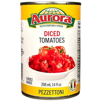 Aurora Diced Tomatoes, 398 ML