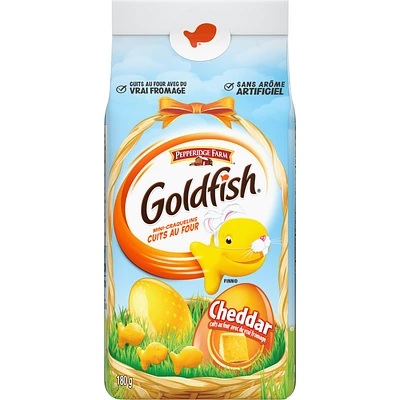 Craquelins GoldfishMD Cheddar sur le thème du printemps, 180g Bag Craquelins Goldfish Cheddar