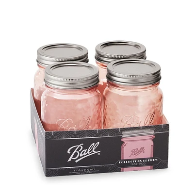 Ball Rose Vintage Regular Mouth Pint Canning Jars