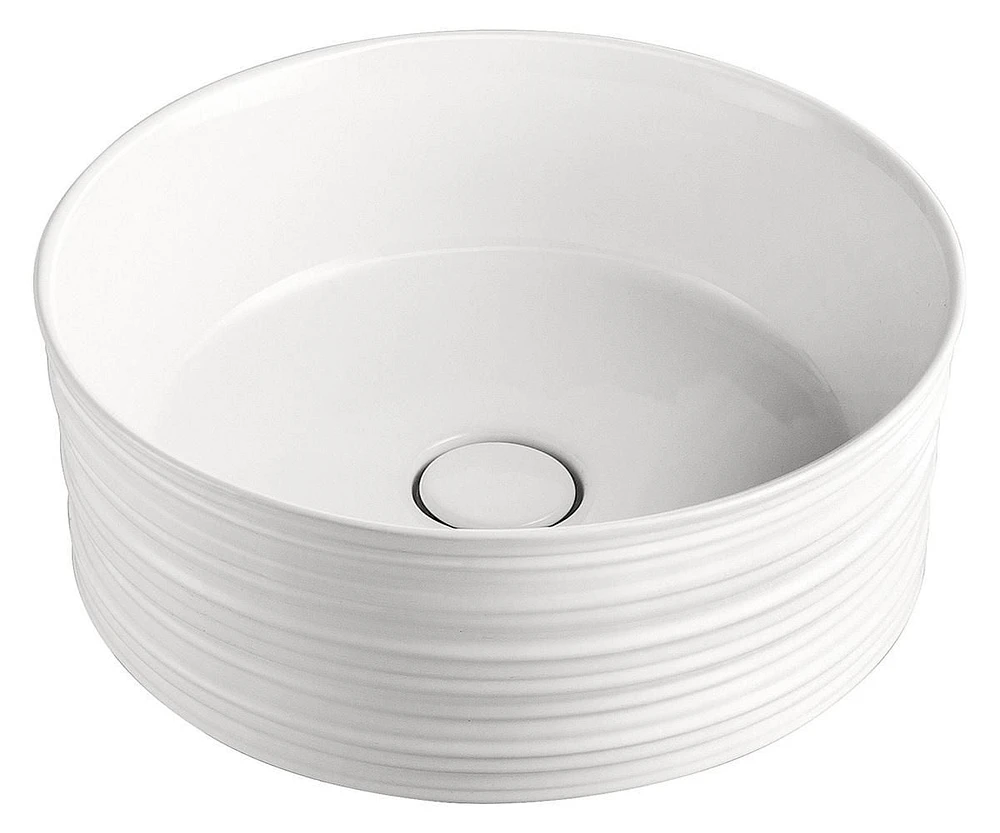 DROP Bath and Kitchen DR091335 Bathroom Vessel Sink Set