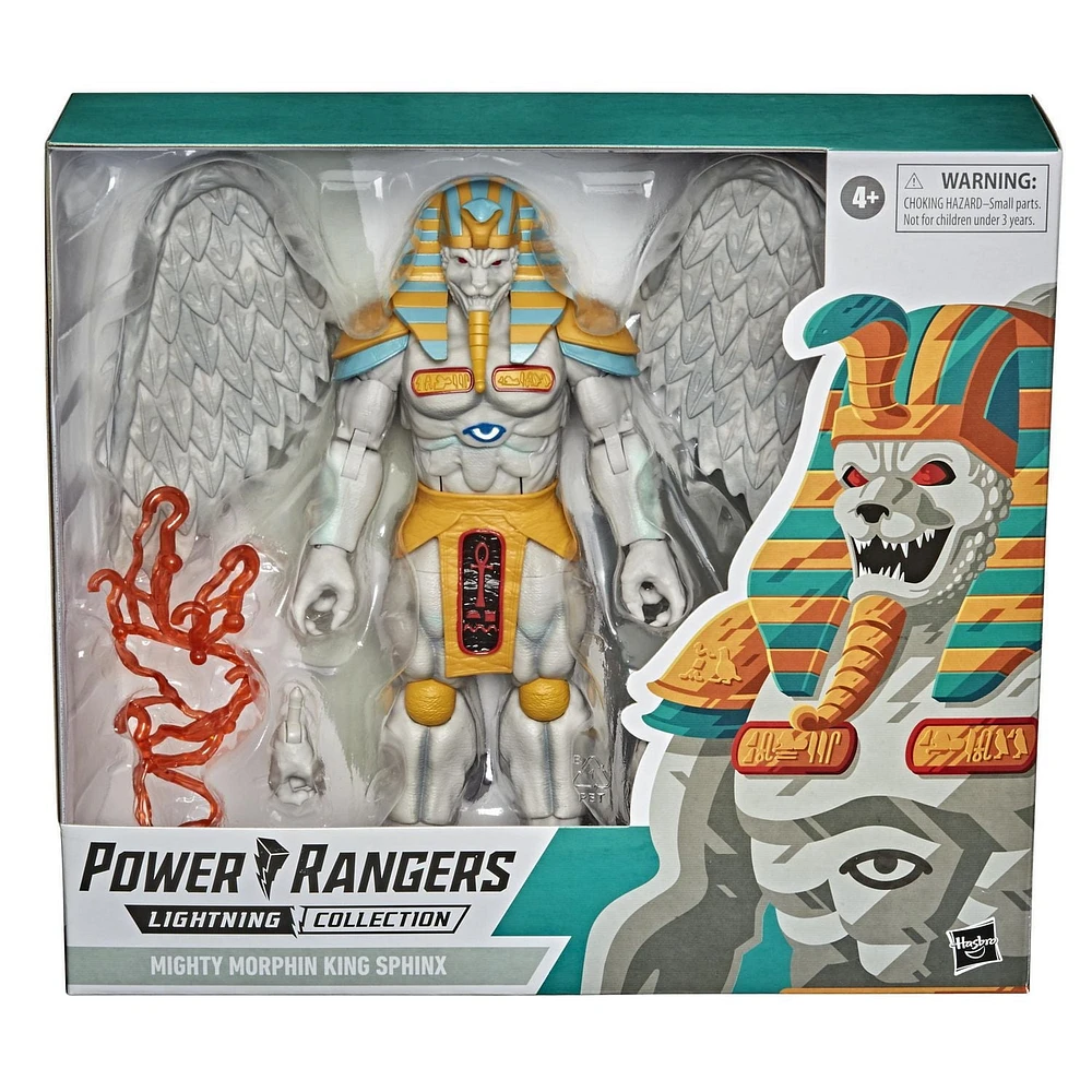 Power Rangers Lightning Collection Monsters Mighty Morphin King Sphinx 6-Inch Premium Collectible Action Figure Toy