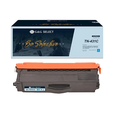 G&G Select Brother TN-431 Nouvelle cartouche de toner cyan compatible