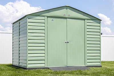 Arrow Select Steel Storage Shed, 10x8, Vert sauge